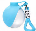 1PCS 545ml Portable & Hangable & Lightweight Pet Water Bottle for On-the-Go Outdoor Use Food-grade Silicone Bottle Dog Supplies