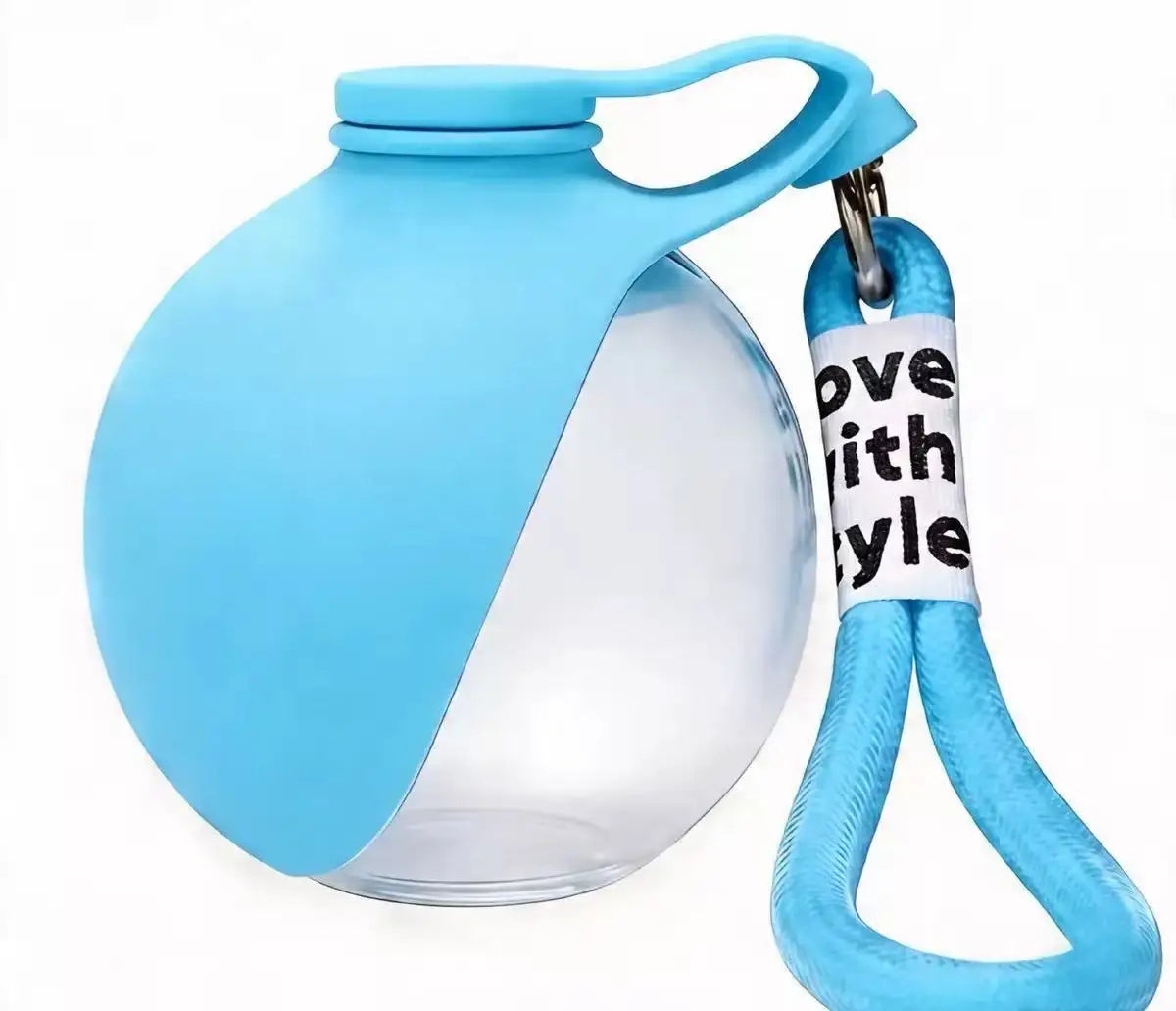 1PCS 545ml Portable & Hangable & Lightweight Pet Water Bottle for On-the-Go Outdoor Use Food-grade Silicone Bottle Dog Supplies