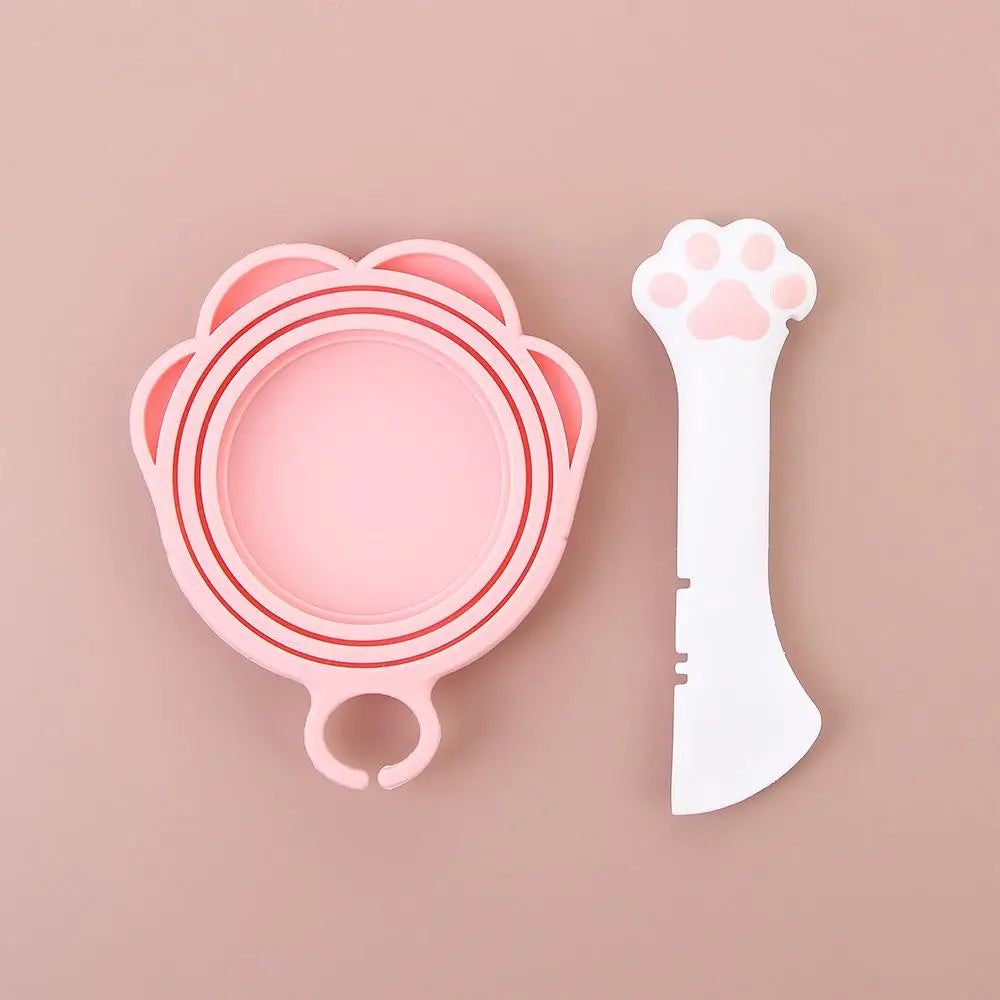 Multifuctional Pet Food Can Spoon Set Pet Can Opener Dry Wet Food Spoon Cat Supplies Pet Spoon Feeding Stirring Spoon